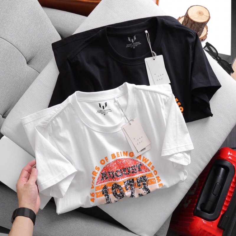 Áo thun nam cổ tròn cotton cao cấp thấm hút mồ hôi tốt ASTD124