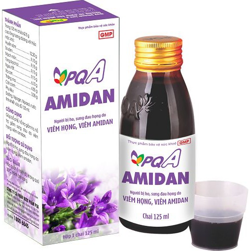 PQA Amidan - Viêm amidan mạn tính, sưng họng, đau họng, viêm họng