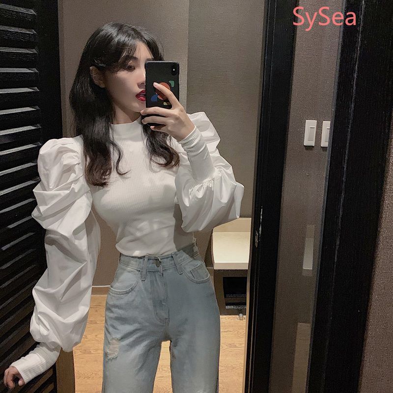 Áo Dệt Kim Tay Dài Thiết Kế Ôm Sát Quyến Rũ