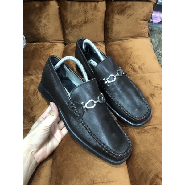 [Giày 2hand] [Size 42] Giày Da Kiểu Dáng Moccasin Thương Hiệu Tandy Số Một Nhật Bản