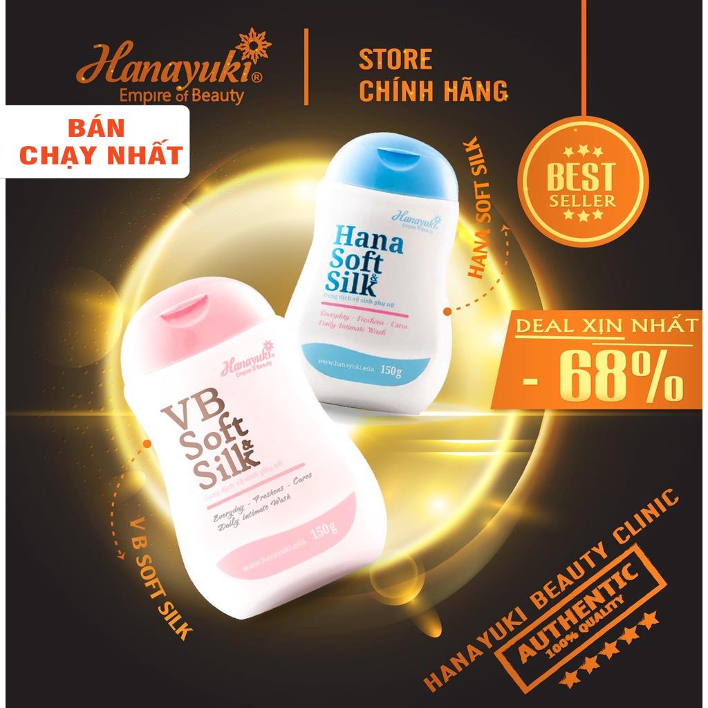 [SALE SHOCK] Dung dịch vệ sinh nam giới Hana VB Soft Silk Hanayuki- Chính hãng 100%