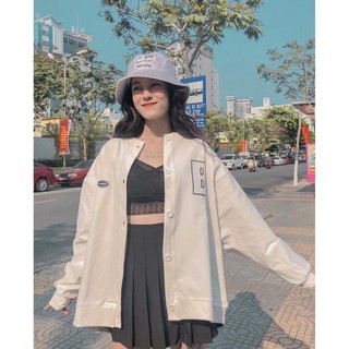 Áo khoác nỉ bomber B phản quang