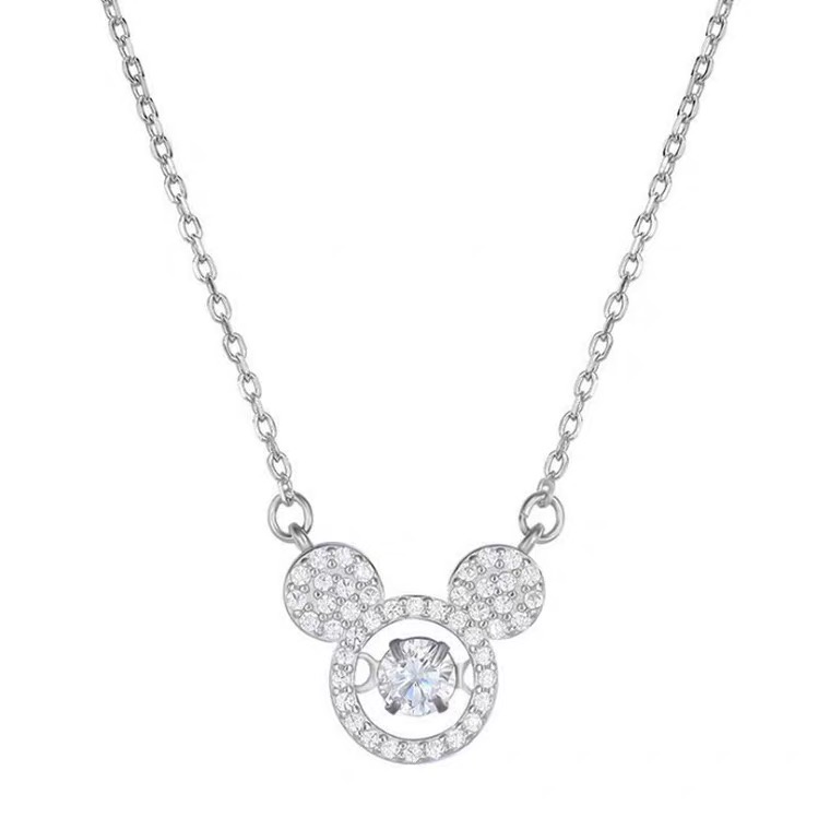 DÂY CHUYỀN BẠC Ý 925 SWAROVSKI BEAR DCB12 (BẢO HÀNH 12 THÁNG)
