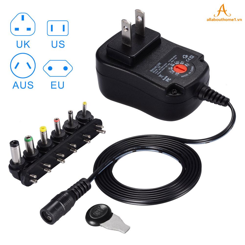 3-12v 1.2a 30w ac dc adaptor switching adjustable power adapter supply for electric hand drill