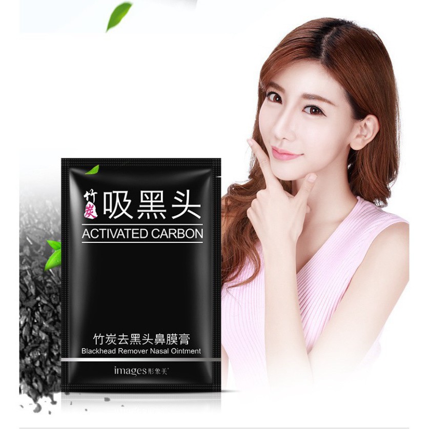 Gel lột mụn 💞FREESHIP💞 Miếng dán lột mụn than tre hoạt tính, lột mụn đầu đen, mụn cám