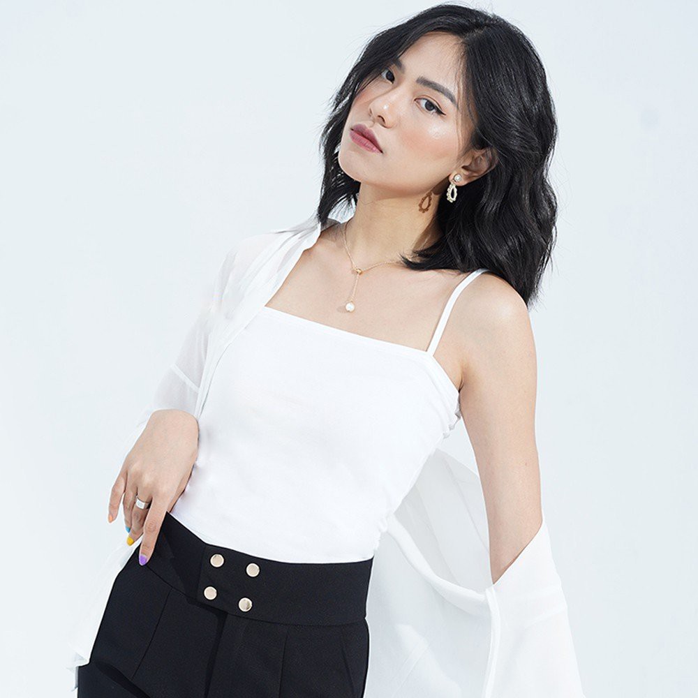 [JOSE10PTD GIẢM10%TỐIĐA 10K ĐƠN 700K] Áo 2 dây nữ- áo 2 dây croptop JOSEE’ không đệm vải cotton zip cao cấp giãn 4 chiều | BigBuy360 - bigbuy360.vn