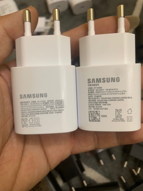 Củ sạc nhanh Samsung 25w Chính Hãng chính hãng