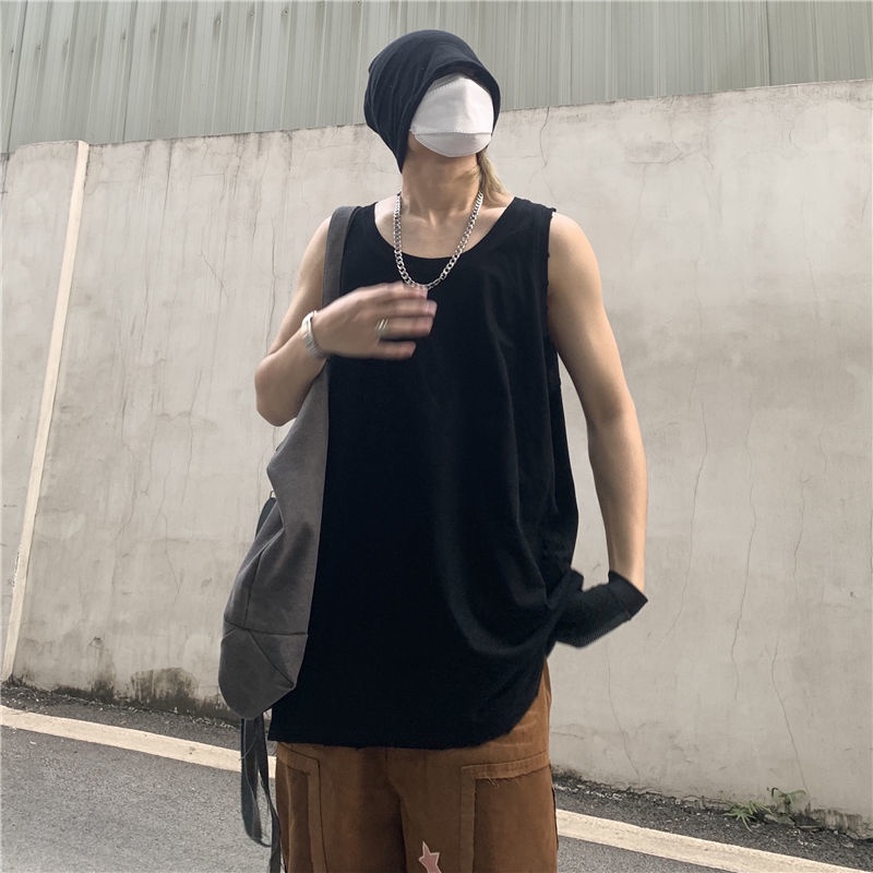 Áo Ba Lỗ Thể Thao Dáng Rộng Thiết Kế Mới Năng Động Thời Trang Mùa Hè Dành Cho Nam