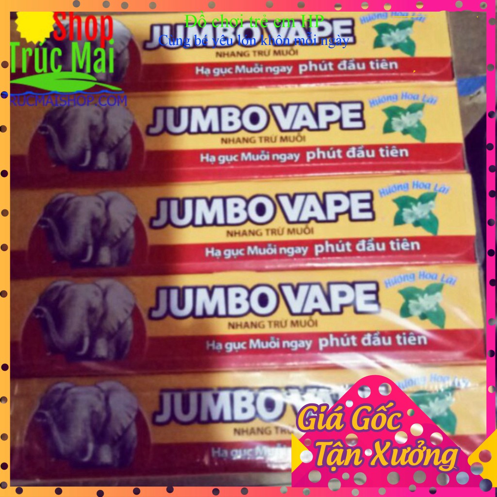 [ Loại Cao Cấp] Hương muỗi jumbo hộp 10 vòng