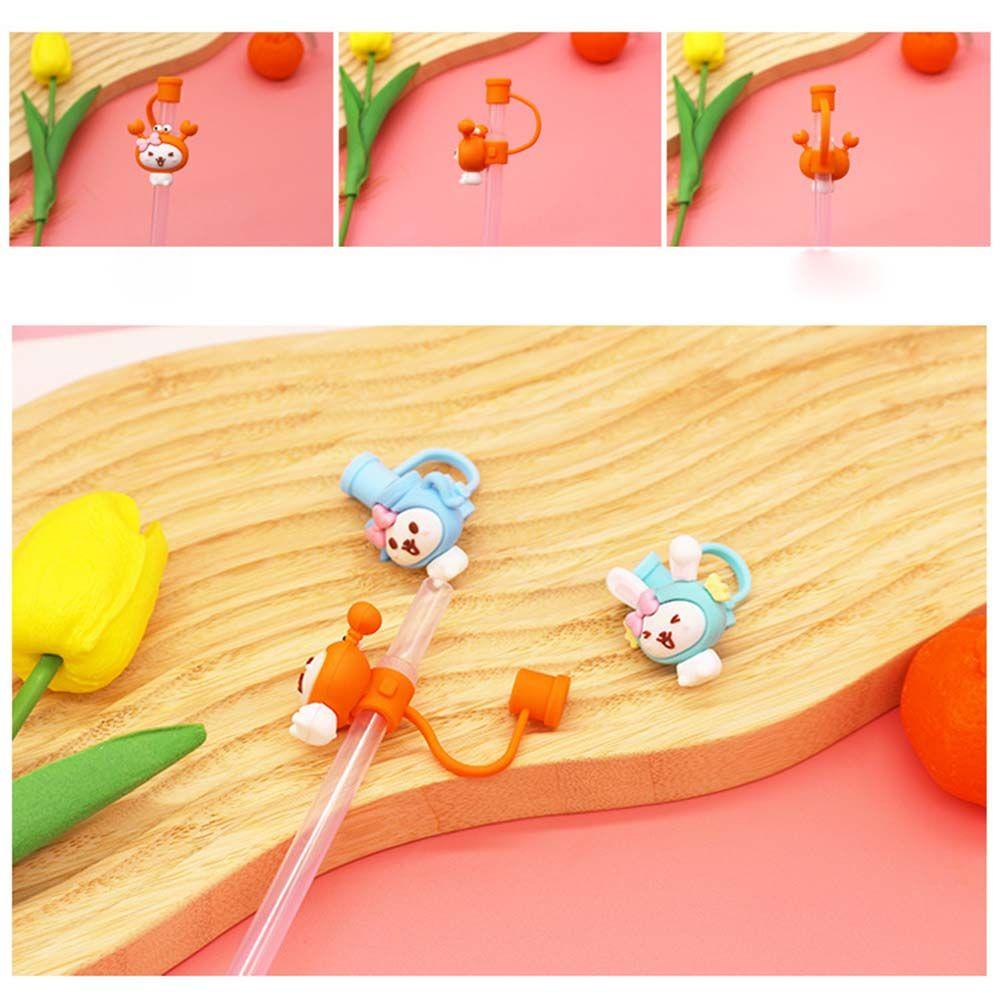 KUNHEV Nắp Đậy Ống Hút Bằng Silicone Chống Bụi Có Thể Tái Sử Dụng