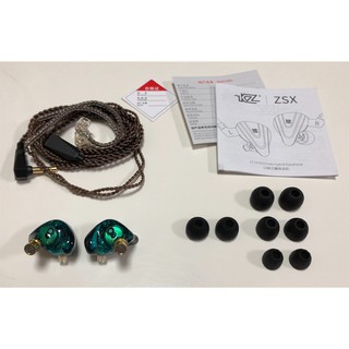 Tai Nghe KZ ZSX Kiểm Âm Nhét Tai Hybrid 12 Driver In Ear Hifi Chống Ồn Nhấn Bass Chuyên Nghe Nhạc Rock Dane EDM Có Mic