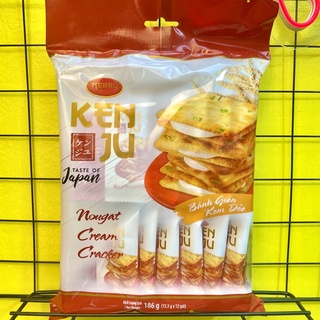 Bánh Quy Kenju giòn kẹp kem dẻo (186g - 310gr)