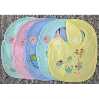 Yếm dán Mintu cotton nhiều màu