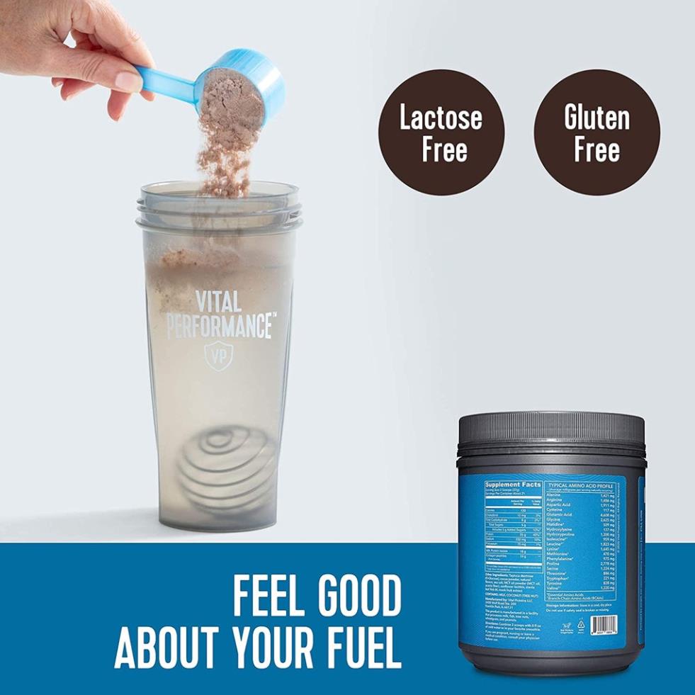 VITAL COLLAGEN PROTEIN, SỮA PROTEIN + COLLAGEN KẾT HỢP CHO NGƯỜI CẦN BỔ SUNG PROTEIN VÀ TĂNG SỨC KHỎE LÀN DA (784 GRAMS)