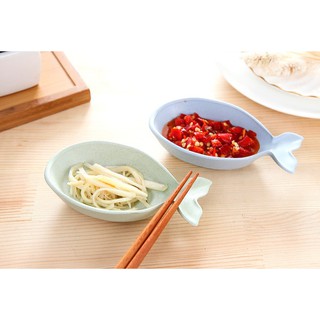 CHÉN BÁT ĐỰNG GIA VỊ CHẤM HÌNH CON CÁ