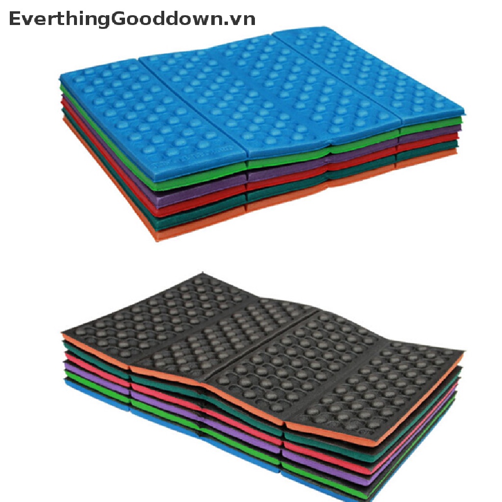 Everthinggooddown Đệm Ngồi Xốp Mềm Có Thể Gấp Gọn Dùng Khi Đi Cắm Trại / Đi Biển /