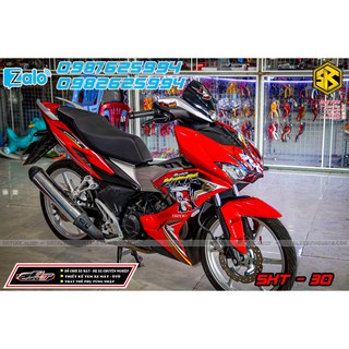 tem rời xe winner x đỏ đen trắng king drag