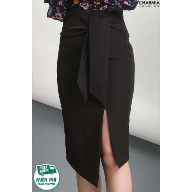 M39-Chân váy xẻ vạt chéo thắt dây cạp | BigBuy360 - bigbuy360.vn