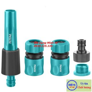 Bộ 5 khớp nối vòi xịt rửa xe, tưới cây TOTAL THHCS05122