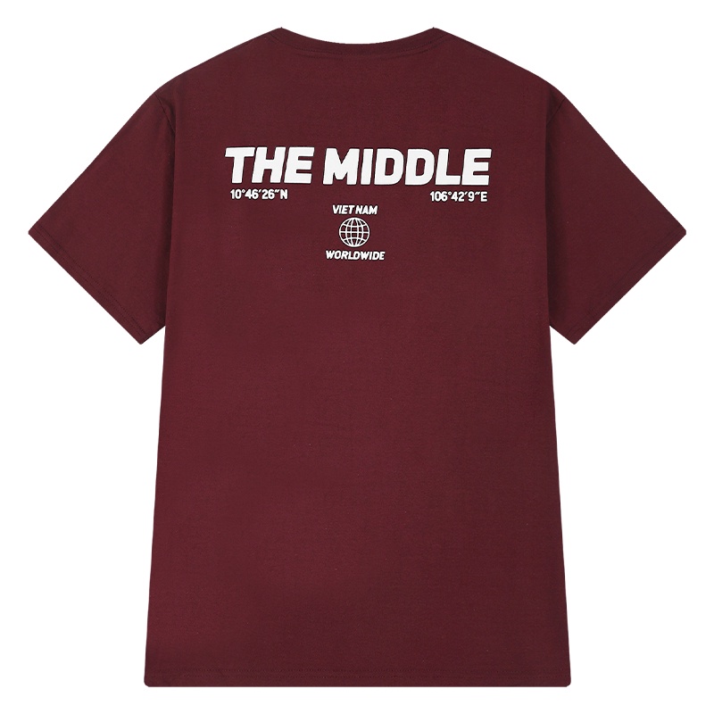 Áo thun Nelly ngắn tay in hình "THE MIDDLE" áo phông