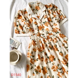Đầm hoa cati d1540