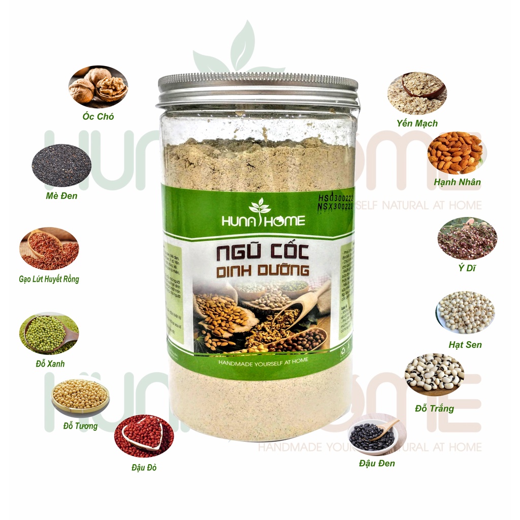 Ngũ cốc hiện đại 11 hạt - Tăng cân/ giảm cân/ lợi sữa Hunahome