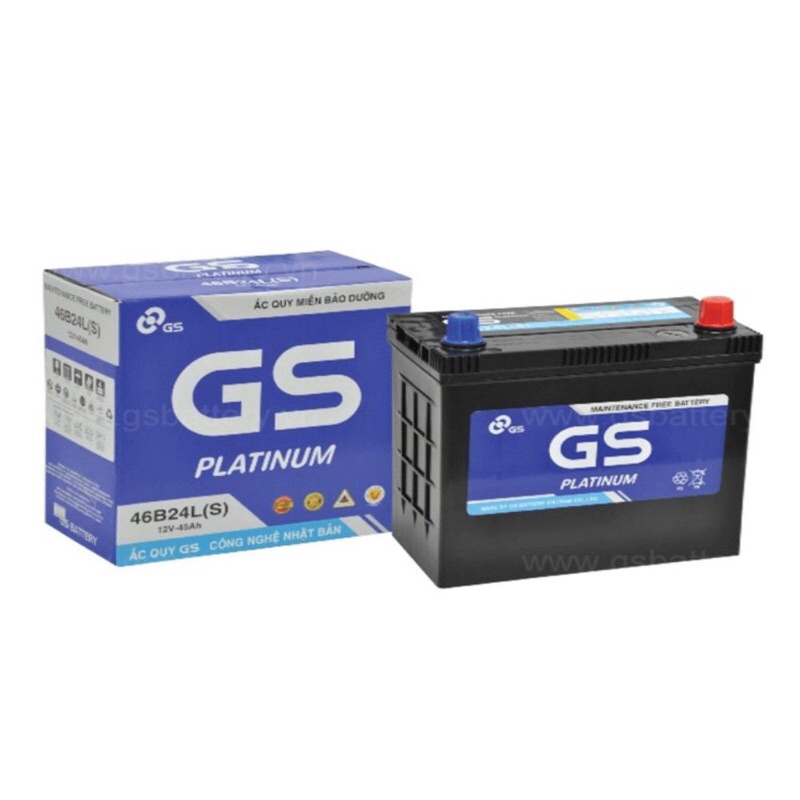 Ắc quy GS 12V 45AH 46B24L(S) MF
