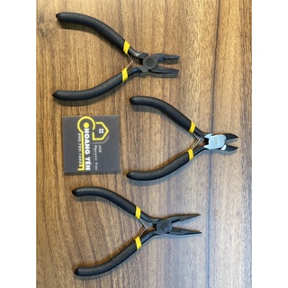 Bộ 3 kìm điện - cắt - nhọn mini 4.5" tolsen 10038 đa năng tiện dụng - hàng xuất khẩu châu âu