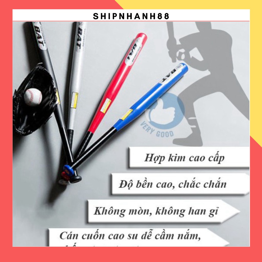 Gậy bóng chày 71cmx28inch chất liệu kim loại chắc chắn, có độ bền rất cao, 88050 Ship Nhanh 88