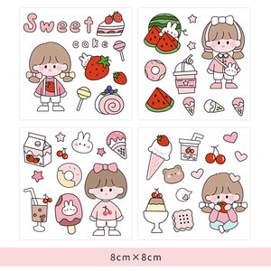 Miếng Dán Trang Trí Điện Thoại / Nhật Ký / Cốc Nước Độc Đáo DIY