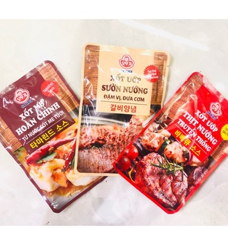 Sốt ướp thịt nướng/ ướp sườn nướng/ Xốt Me đủ vị gói 80g tiện lợi