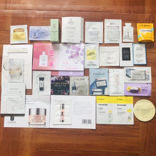 Mẫu dùng thử dưỡng da các hãng cao cấp