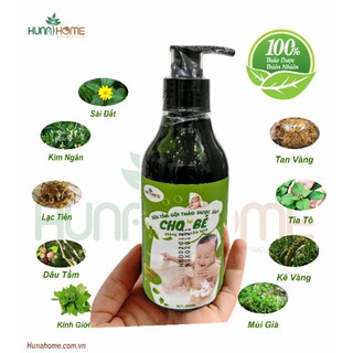 Sữa tắm gội thảo dược cho bé