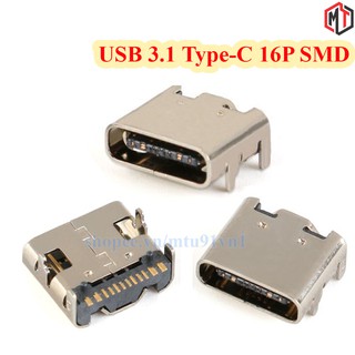 Chân Sạc Cổng USB 3.1 Type-C 6P - 16P SMD