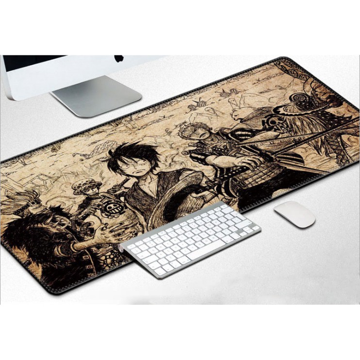 Khổ lớn 30 x 80cm, bàn di chuột One Piece cao su chống nước