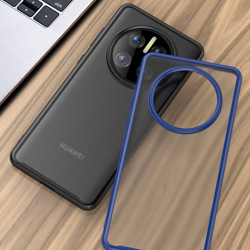 Ốp Điện Thoại PC + TPU Trong Suốt Mặt Nhám Chống Sốc Cho Huawei Mate 50 Pro Mate 50