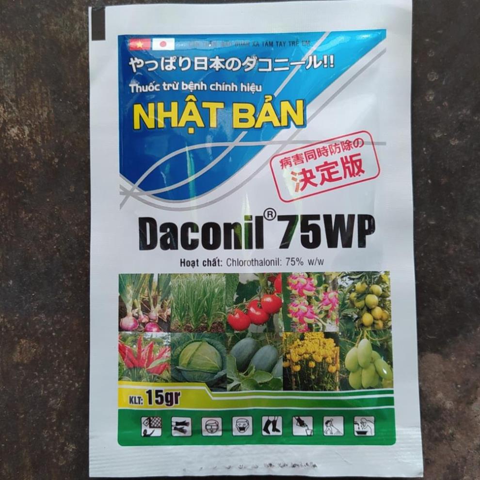 Thuốc trừ nấm bệnh vàng lá Daconil Chlorothalonil 75%