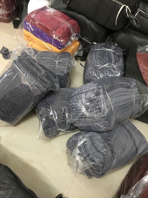 Khăn trải giường spa,phun xăm ,nối mi màu ghi xám 90x190cm | BigBuy360 - bigbuy360.vn