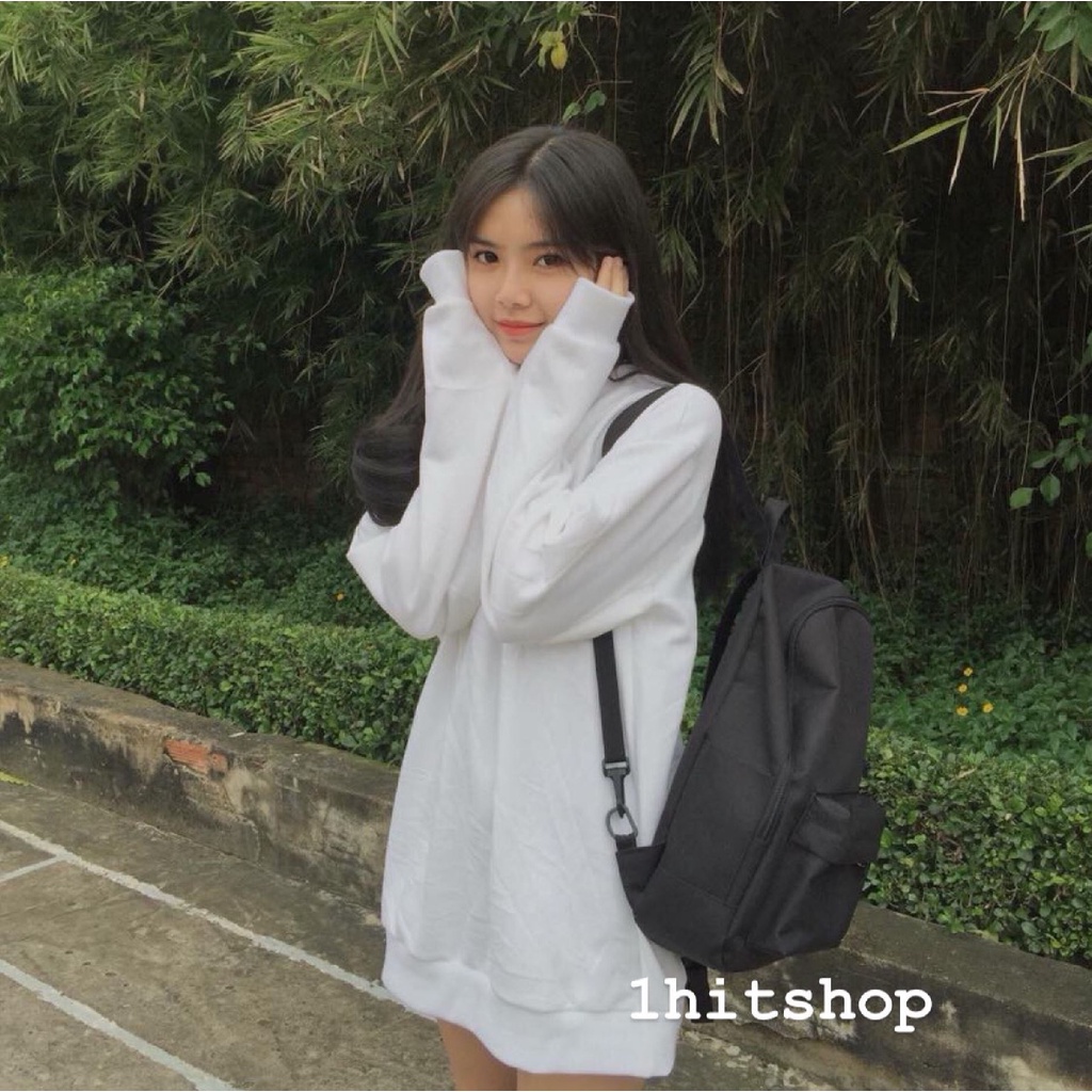 Áo SWEATER Trơn 8 Màu Ulzzang Unisex 1hitshop