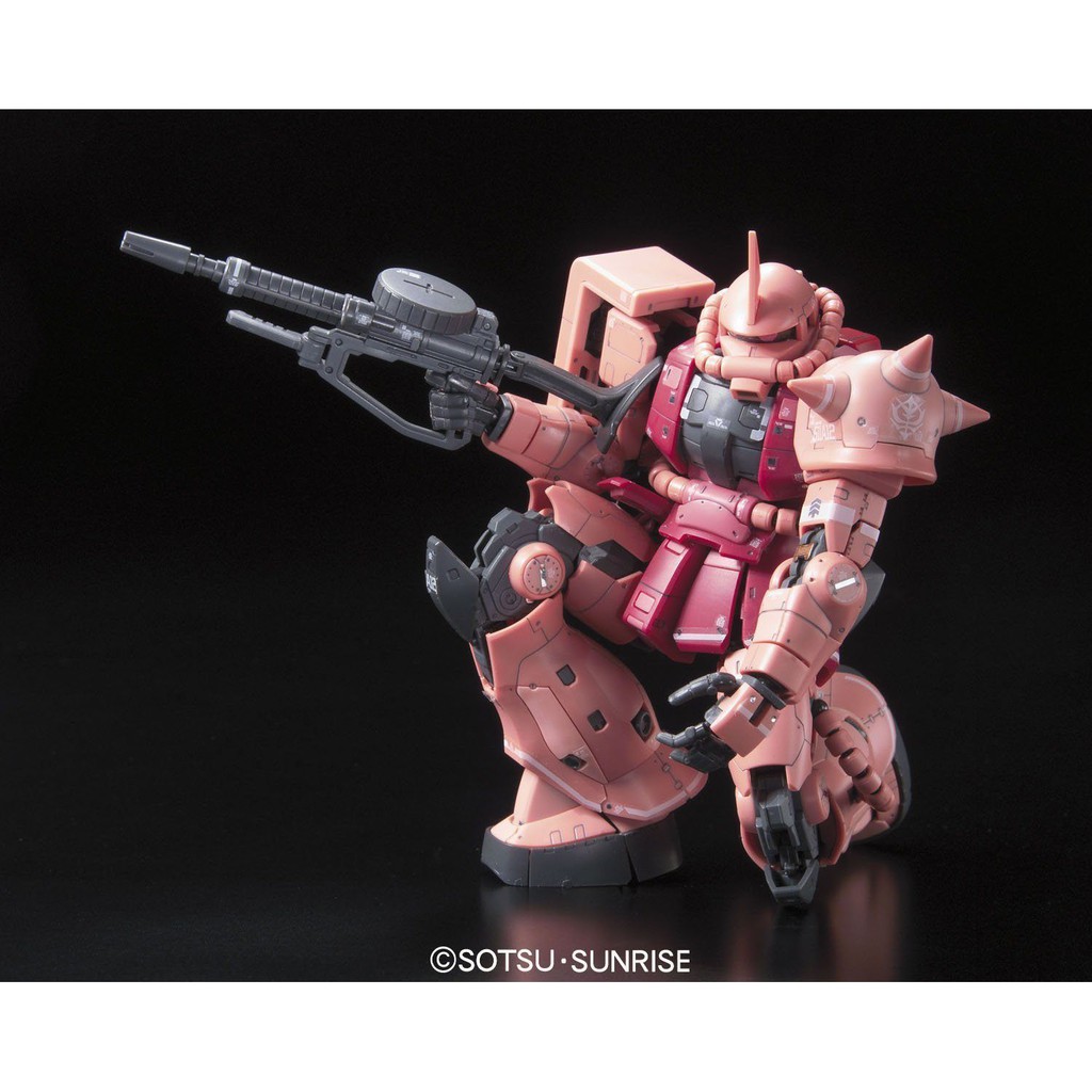 Gundam Bandai RG Zaku MS-06S 1/144 Uc Mô Hình Đồ Chơi Lắp Ráp Anime Nhật