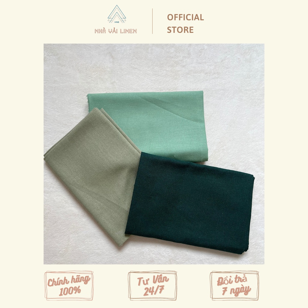 Linen Bột Trơn Nhà Vải Linen