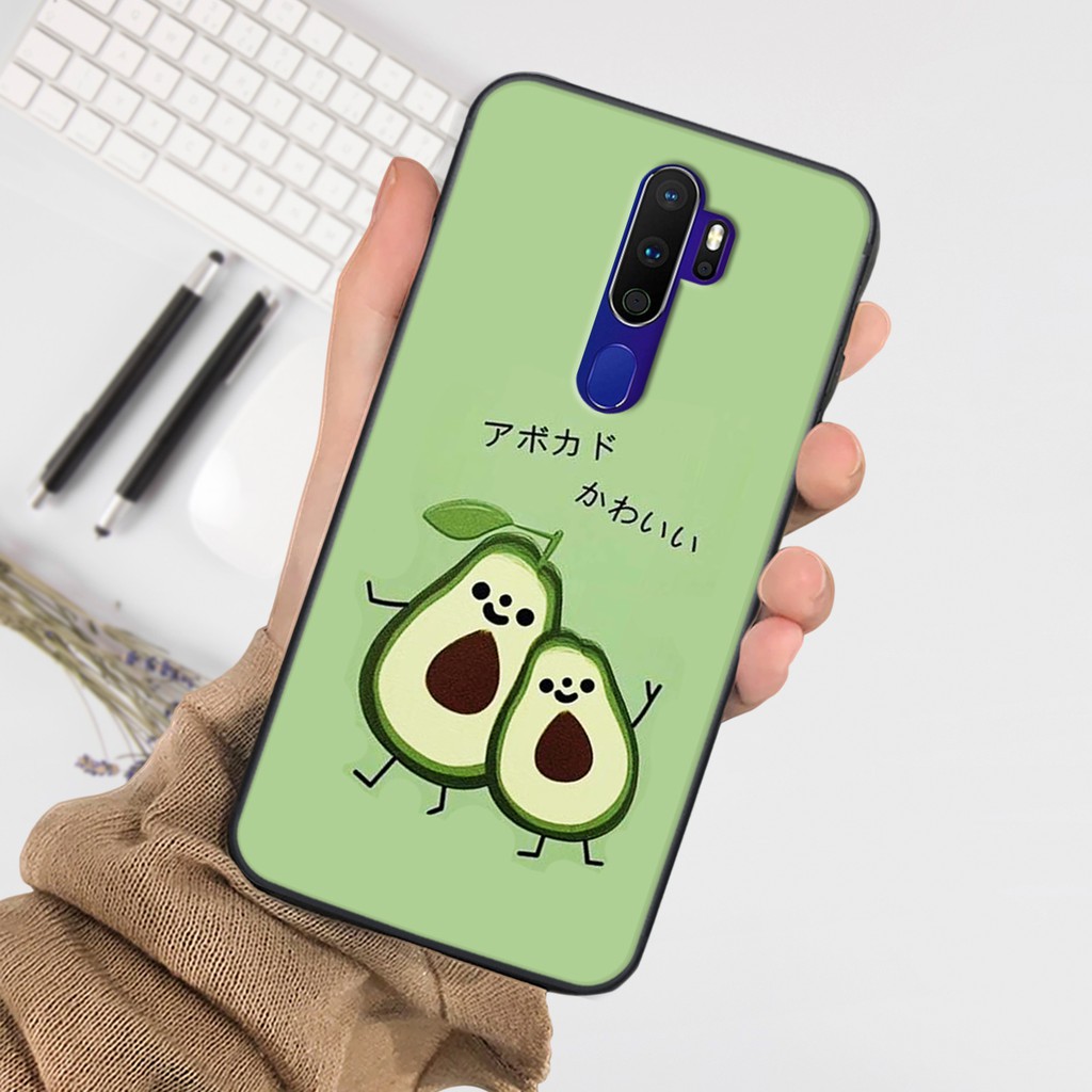 Ốp Oppo in hình QUẢ BƠ ĐÁNG YÊU cho máyOPPO F11-F11PRO - A5/A9 2020 - RENO 2/2F