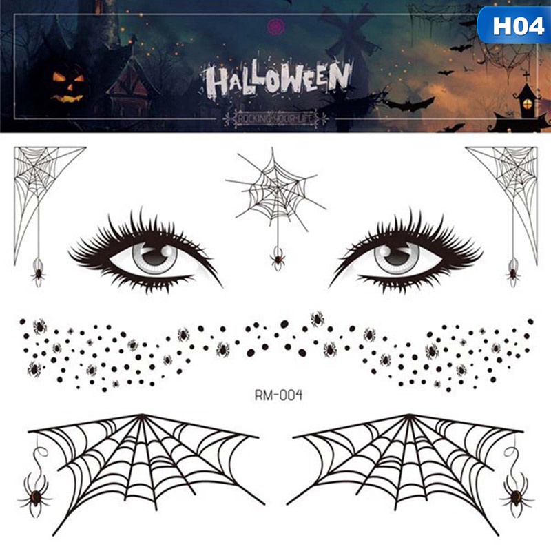 Hình xăm dán tạm thời hình con nhện đen cá tính
 | BigBuy360 - bigbuy360.vn