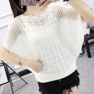 Áo cánh dơi tay ngắn dáng rộng có dây đeo vai cho nữ 72
