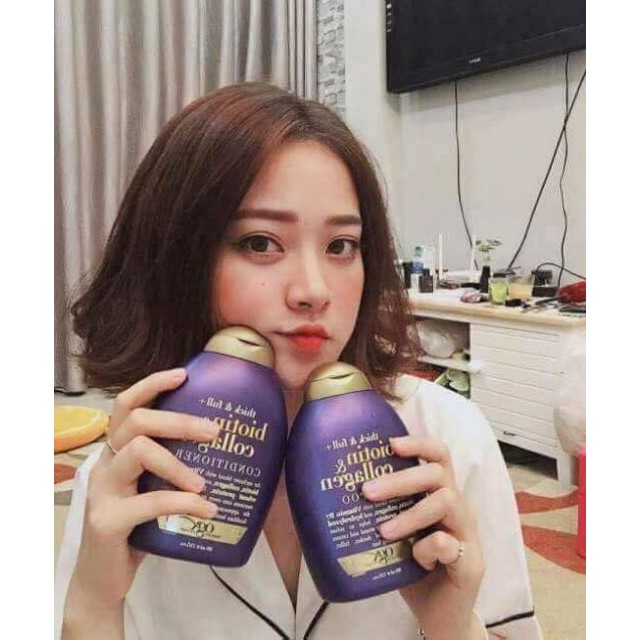 ( Chuẩn Auth giá rẻ ) Bộ Dầu gội xã Biotin & Collagen OG 385ml