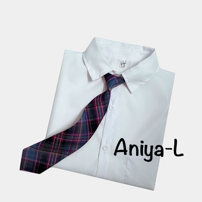 New Japanese style long-sleeved white shirt for women