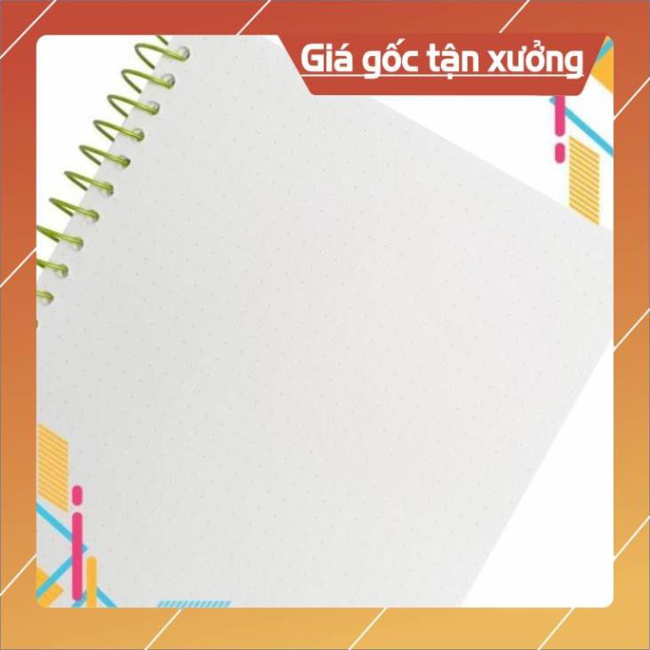 [Sổ vở đẹp] Sổ lò xo đơn KLONG A5 Dot Grid ruột chấm 70/76; MS: 968 [] }