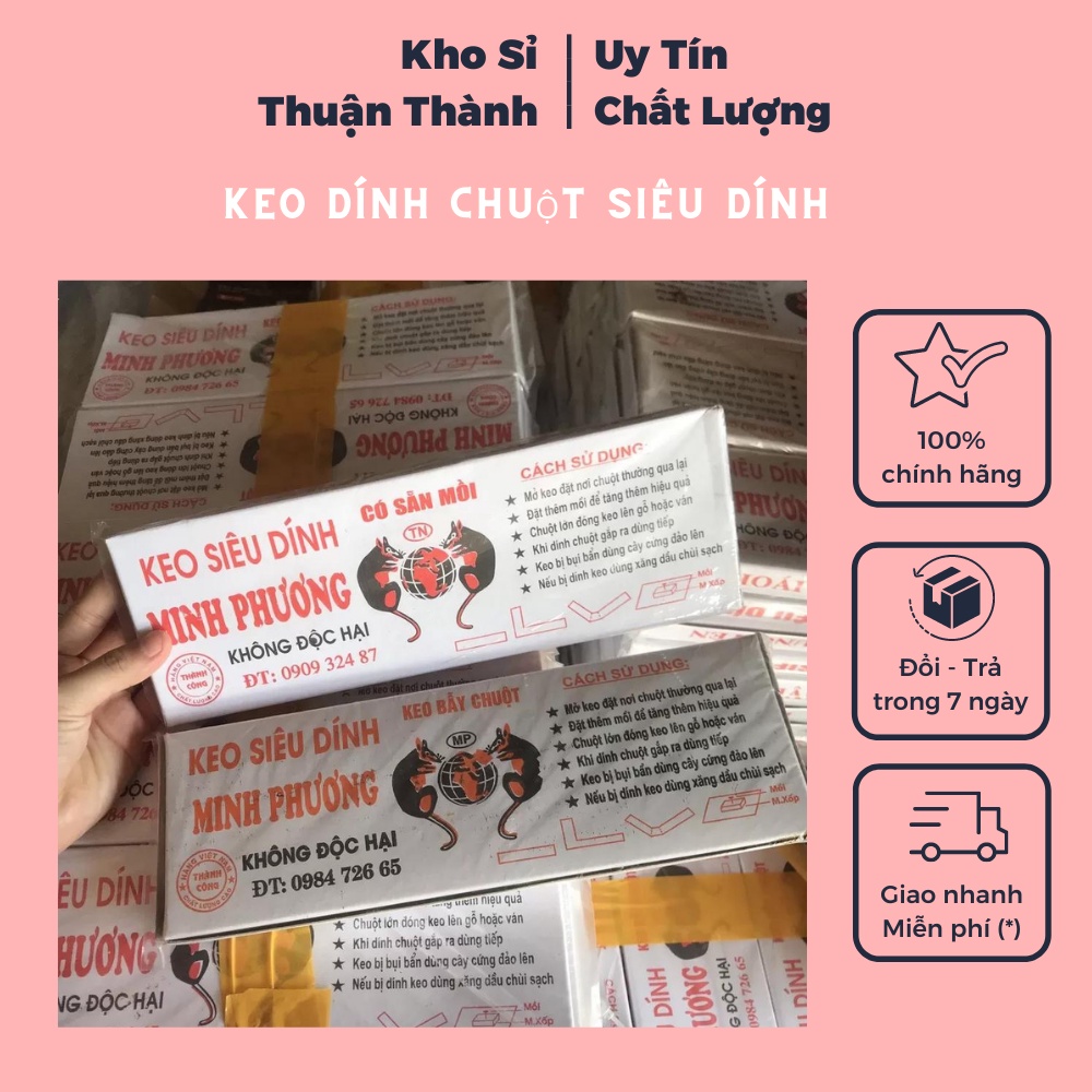 Keo dính chuột siêu dính - Bẫy chuột tái sử dụng nhiều lần, Để được lâu (khosithuanthanh)