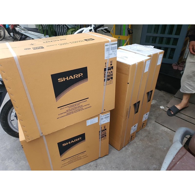 Máy lạnh Sharp Inverter 1 HP AH-XP10WMW NEW 100%