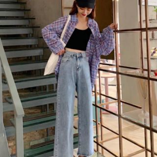[Ord]Quần bò cạp cao khóa